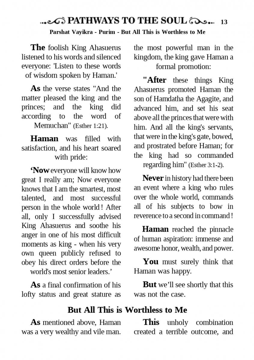 Three Powers Rule Man’s Soul